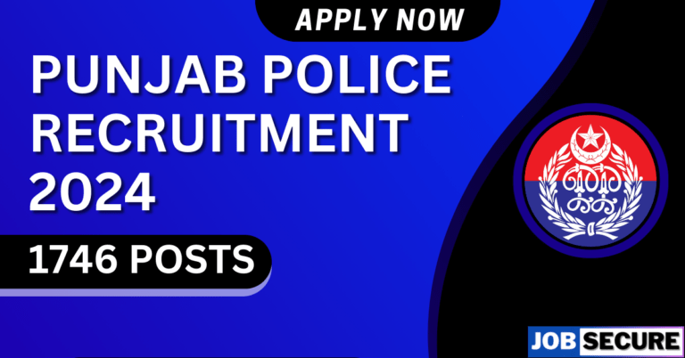 Punjab Police Constable Recruitment 2024