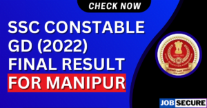 SSC GD Final Result 2022