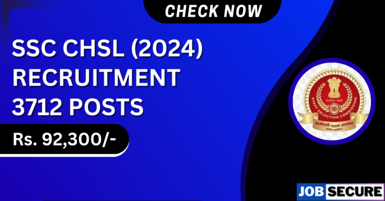 SSC CHSL RECRUITMENT 2024