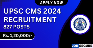UPSC CMS 2024
