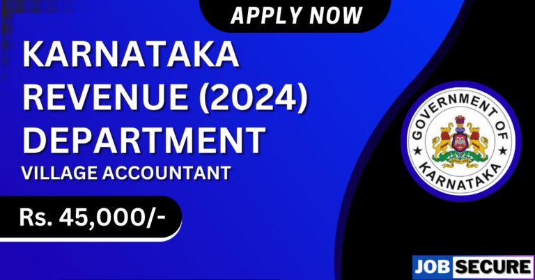 Karnataka Revenue Department Recruitment 2024