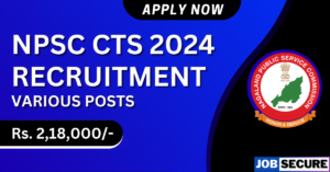 npsc cts recruitment 2024