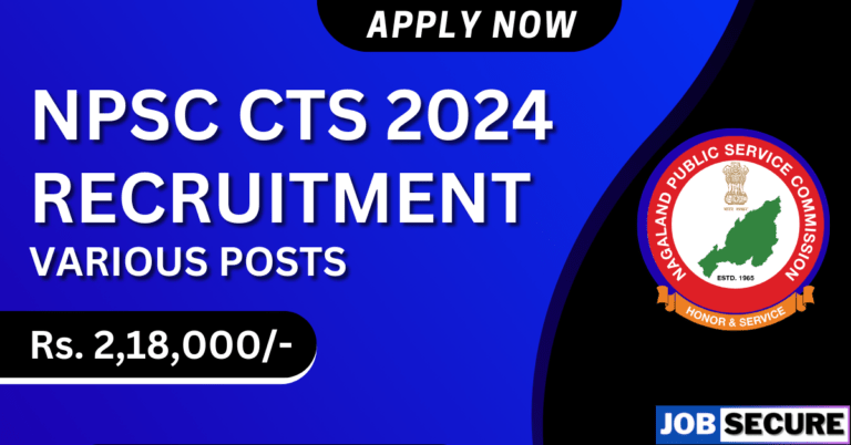 npsc cts recruitment 2024