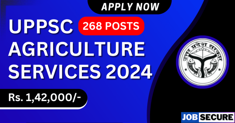 UPPSC Agriculture Services Recruitment 2024