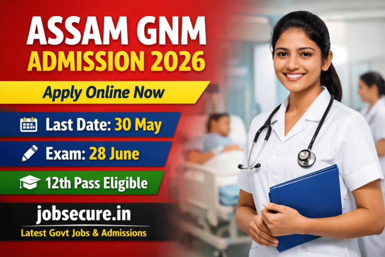 Assam GNM Admission 2026